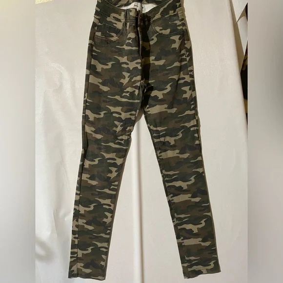 Labijou Jeans Labijou Womens Slim Skinny Jeggings Green